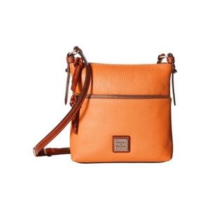 Dooney & Bourke Leather Tangerine Letter Carrier